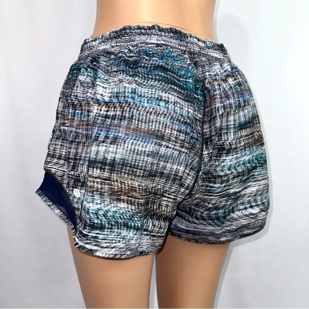 lululemon athletica Blue Gray Multicolor Athletic Shorts